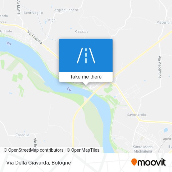 Via Della Giavarda map