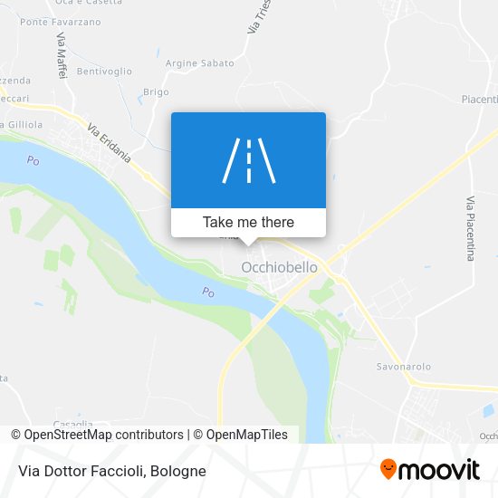 Via Dottor Faccioli map
