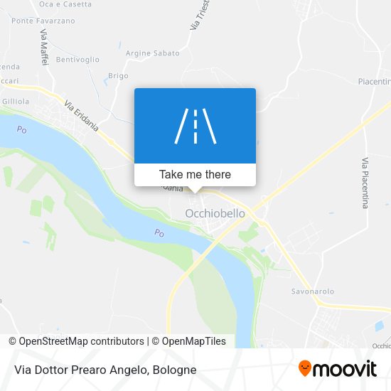 Via Dottor Prearo Angelo map