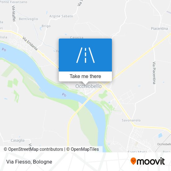 Via Fiesso map