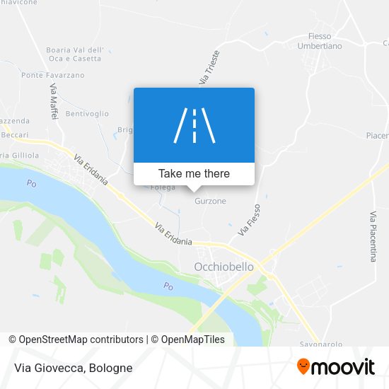 Via Giovecca map