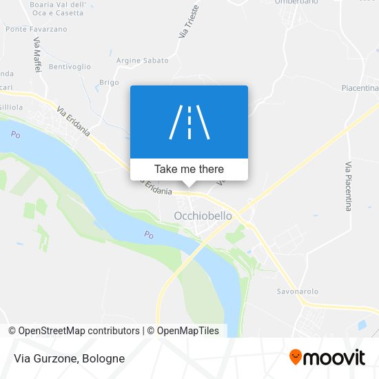 Via Gurzone map