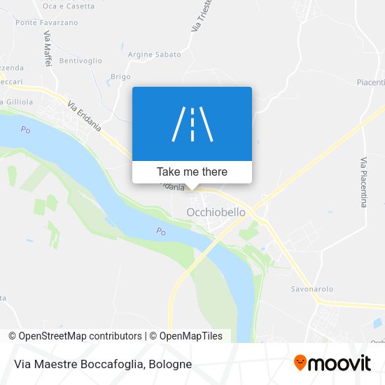 Via Maestre Boccafoglia map