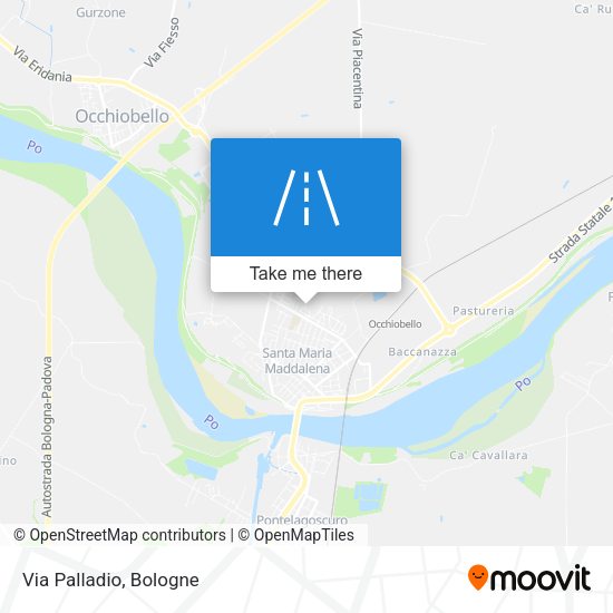 Via Palladio map