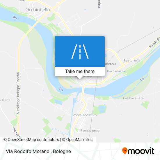 Via Rodolfo Morandi map