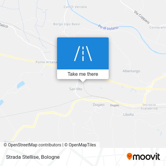 Strada Stellise map