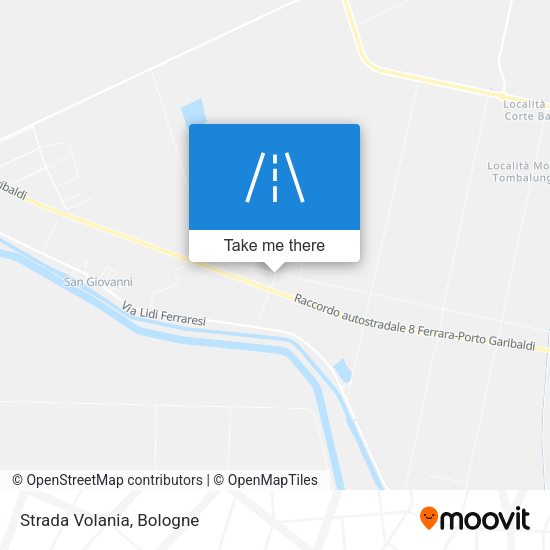 Strada Volania map