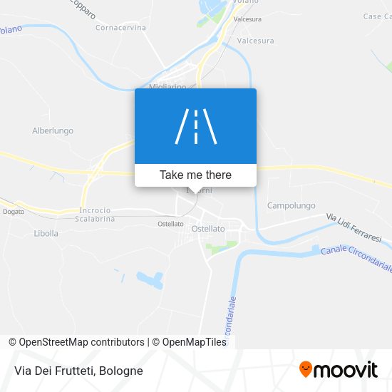 Via Dei Frutteti map