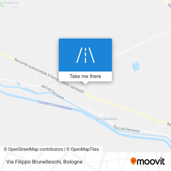 Via Filippo Brunelleschi map