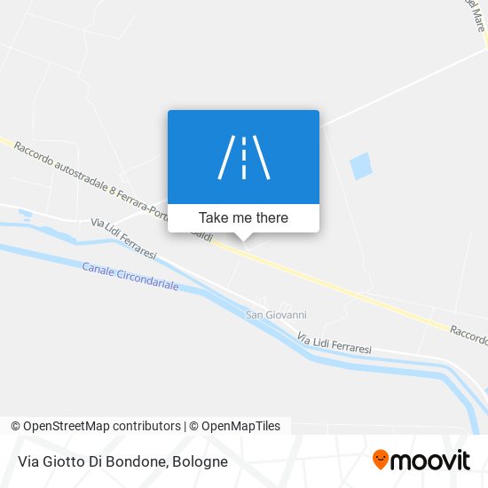 Via Giotto Di Bondone map