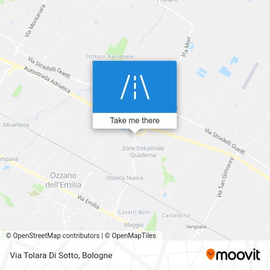 Via Tolara Di Sotto map