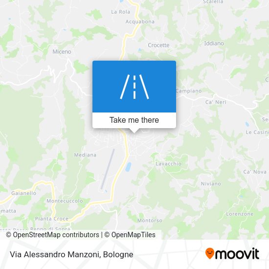 Via Alessandro Manzoni map