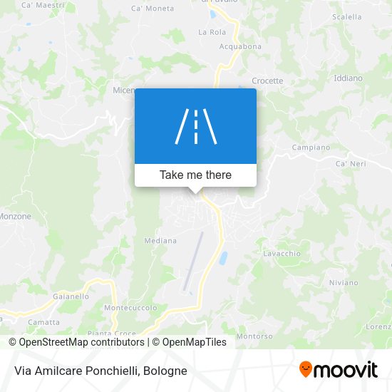 Via Amilcare Ponchielli map