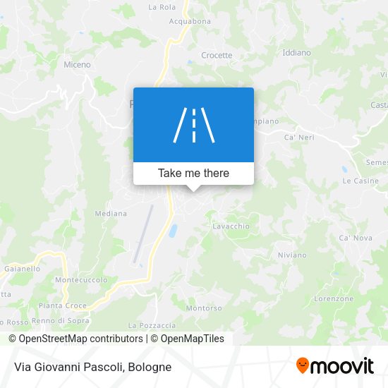 Via Giovanni Pascoli map