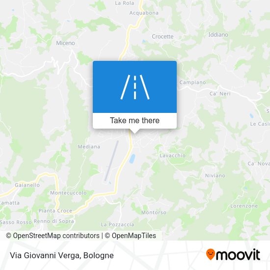 Via Giovanni Verga map