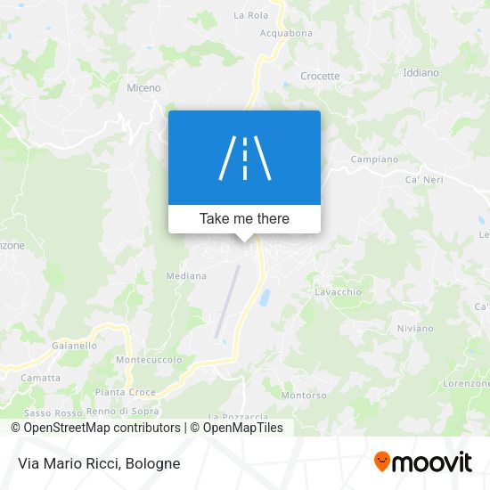 Via Mario Ricci map