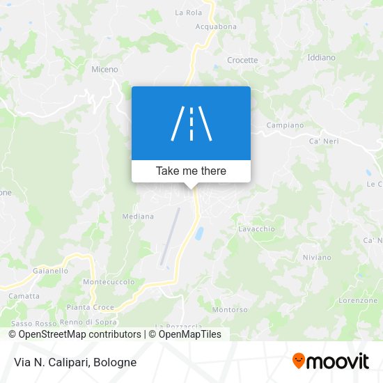Via N. Calipari map