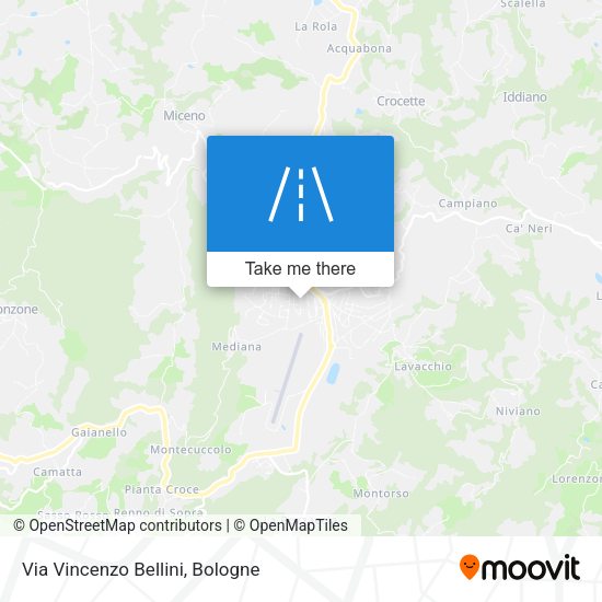 Via Vincenzo Bellini map