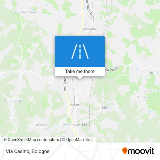 Via Casino map
