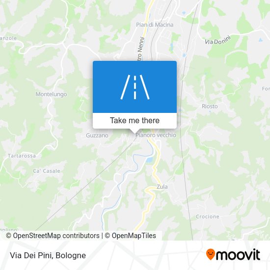 Via Dei Pini map