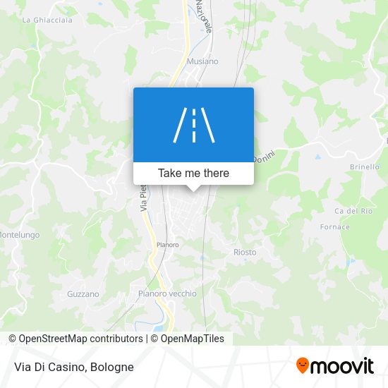 Via Di Casino map