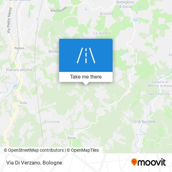 Via Di Verzano map