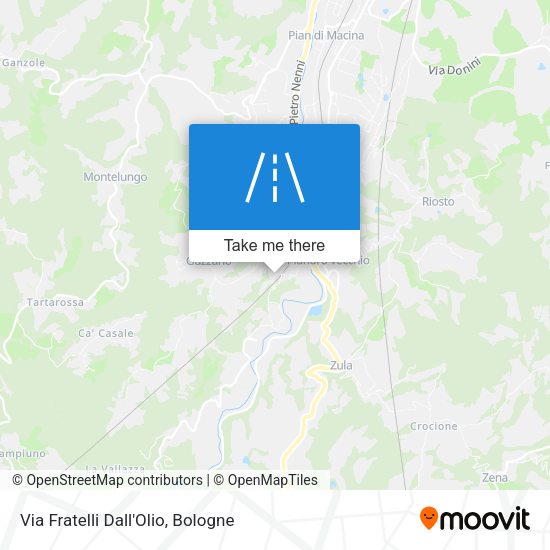 Via Fratelli Dall'Olio map