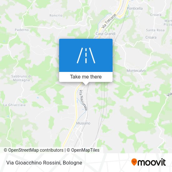Via Gioacchino Rossini map