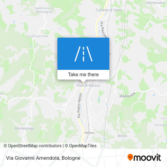 Via Giovanni Amendola map