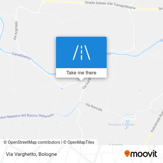 Via Varghetto map