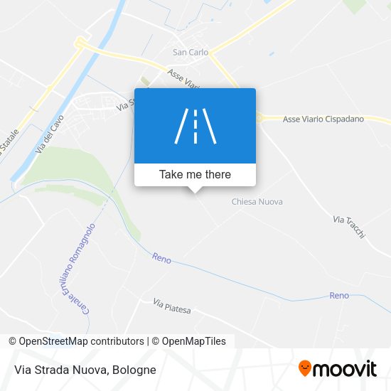 Via Strada Nuova map