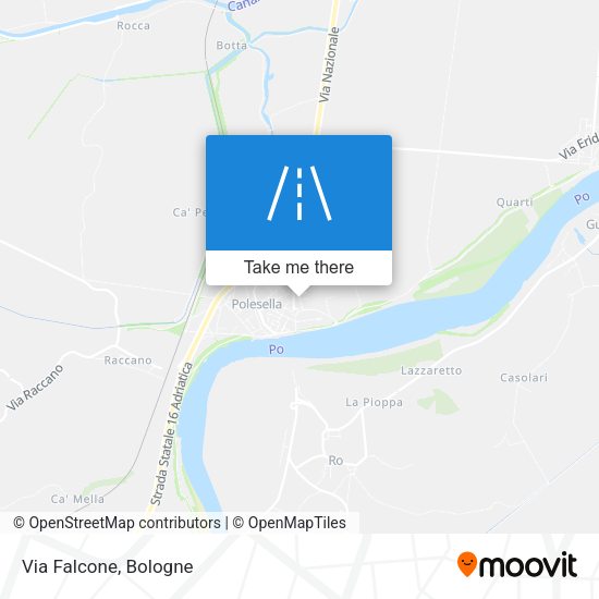 Via Falcone map