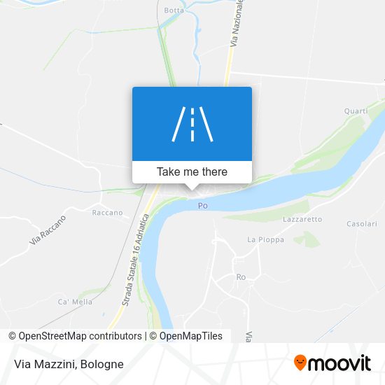 Via Mazzini map