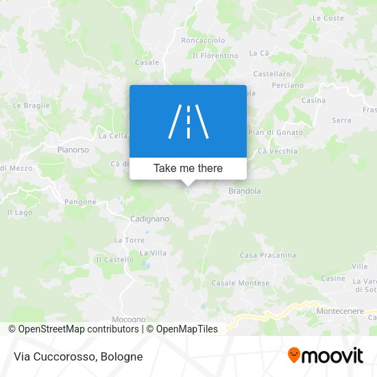Via Cuccorosso map