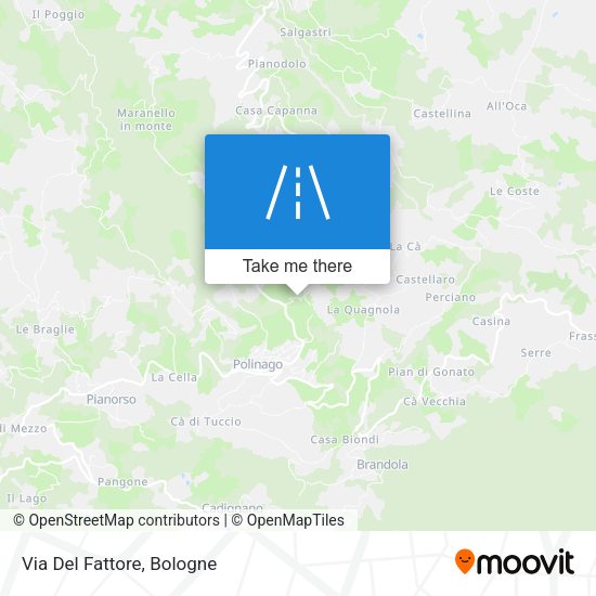 Via Del Fattore map