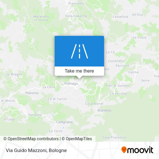 Via Guido Mazzoni map