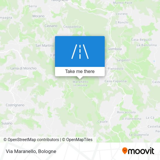 Via Maranello map