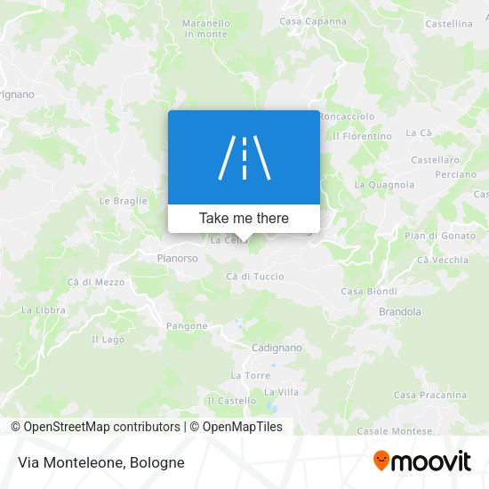 Via Monteleone map