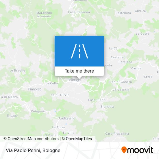 Via Paolo Perini map