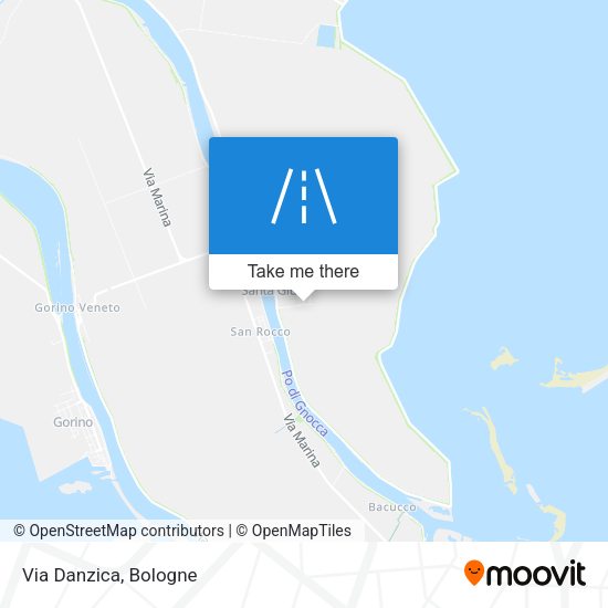 Via Danzica map