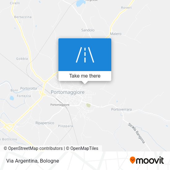 Via Argentina map