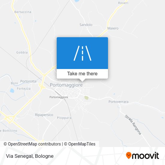Via Senegal map