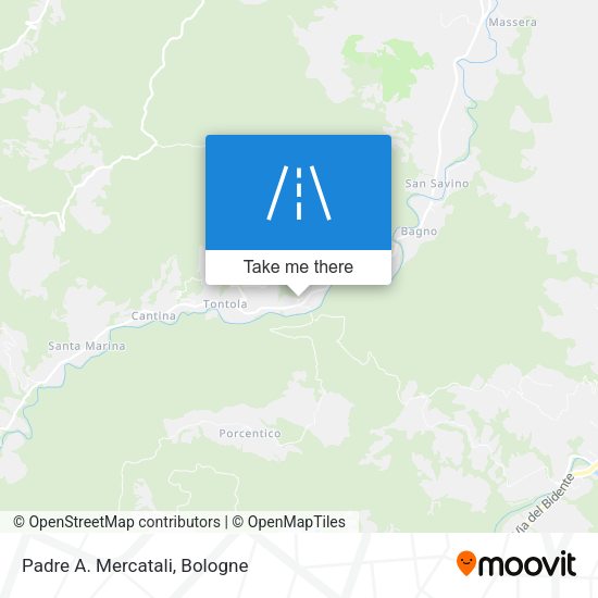 Padre A. Mercatali map