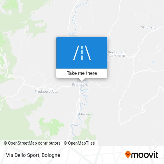Via Dello Sport map