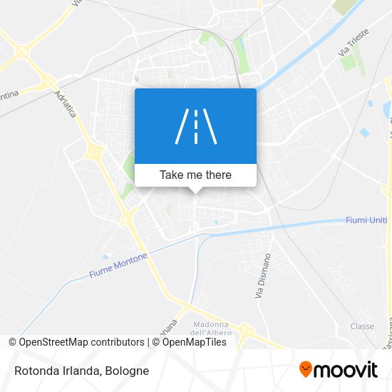 Rotonda Irlanda map