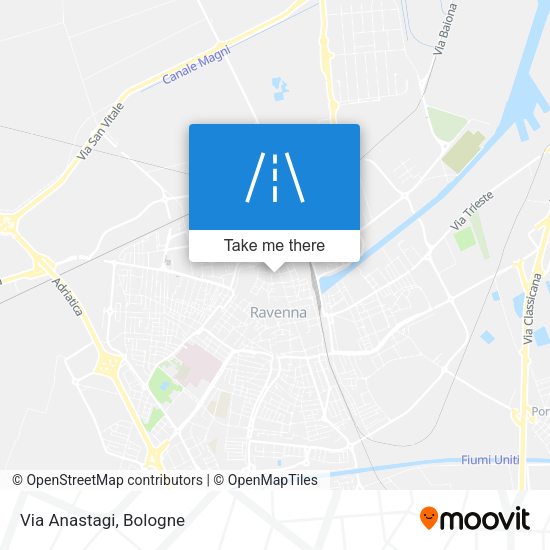 Via Anastagi map