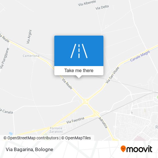 Via Bagarina map