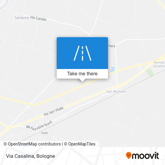 Via Casalina map