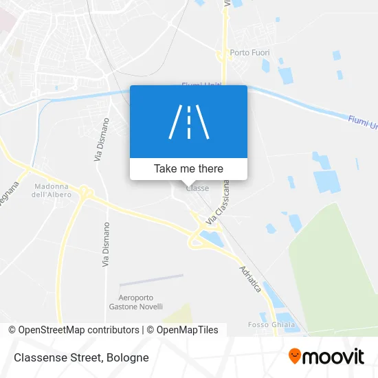 Classense Street map