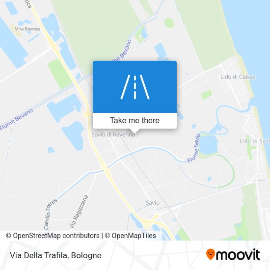 Via Della Trafila map
